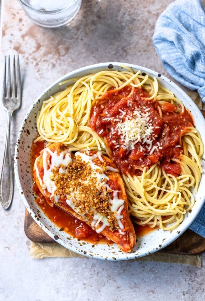 Slow Cooker Chicken Parmesan I Heart Eating 