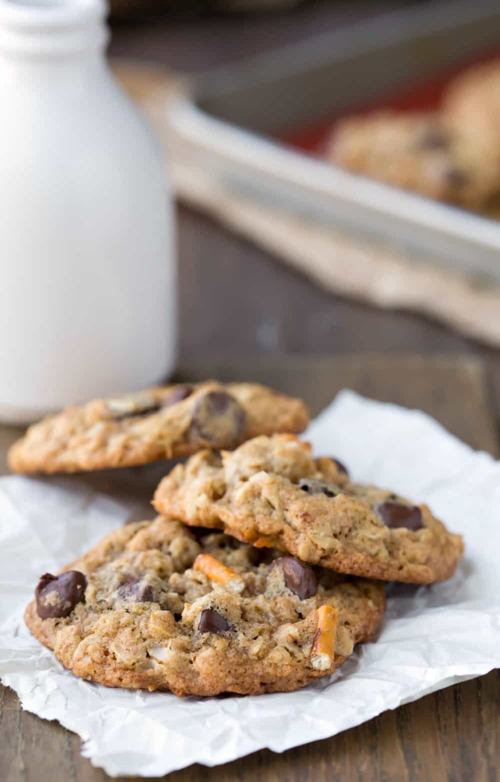 Sweet & Salty Cookies - I Heart Eating