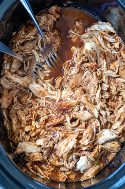 Crock Pot BBQ Chicken - I Heart Eating