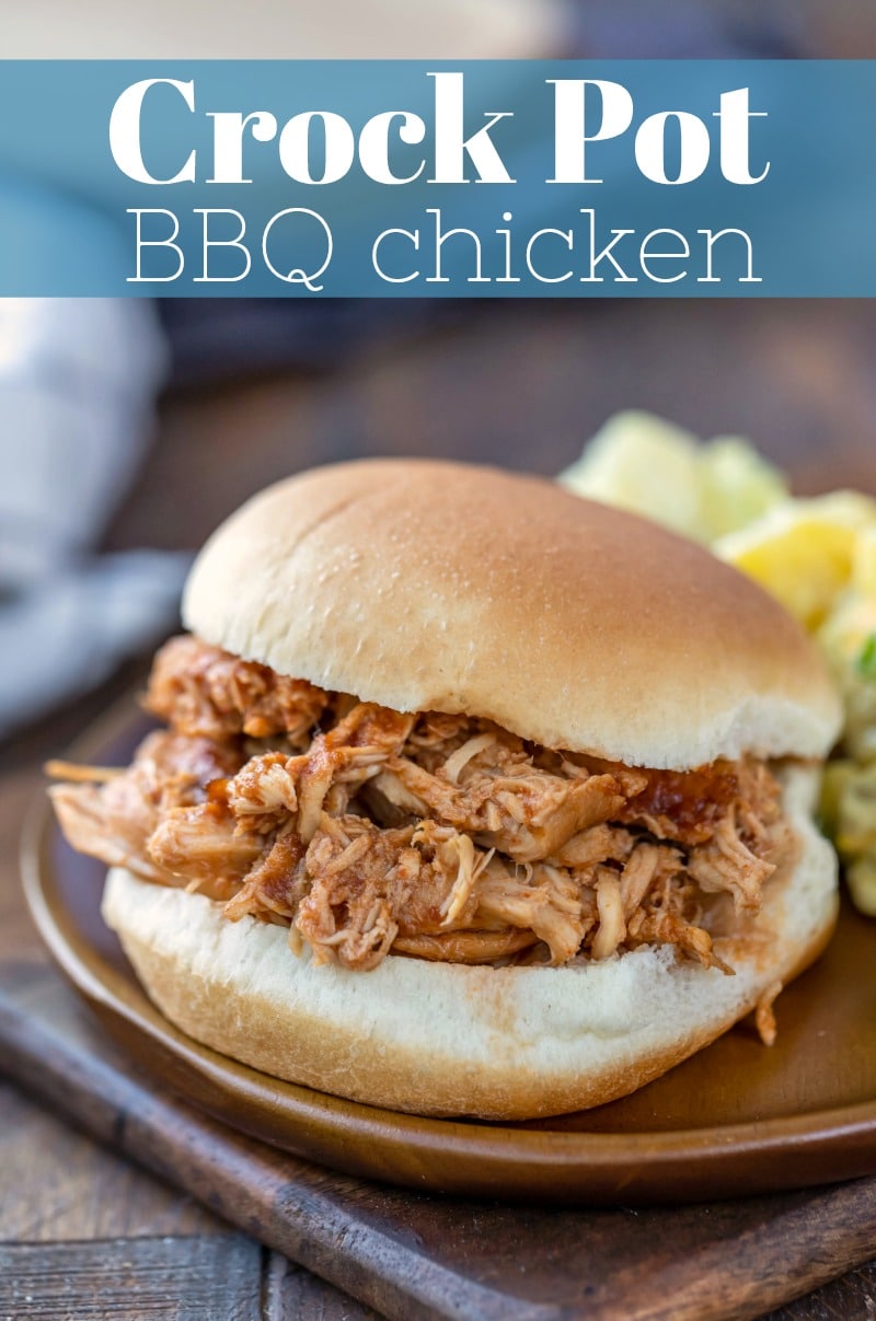 Crock Pot BBQ Chicken - I Heart Eating