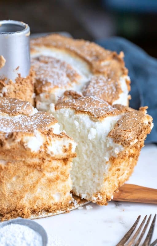 Homemade Angel Food Cake - I Heart Eating