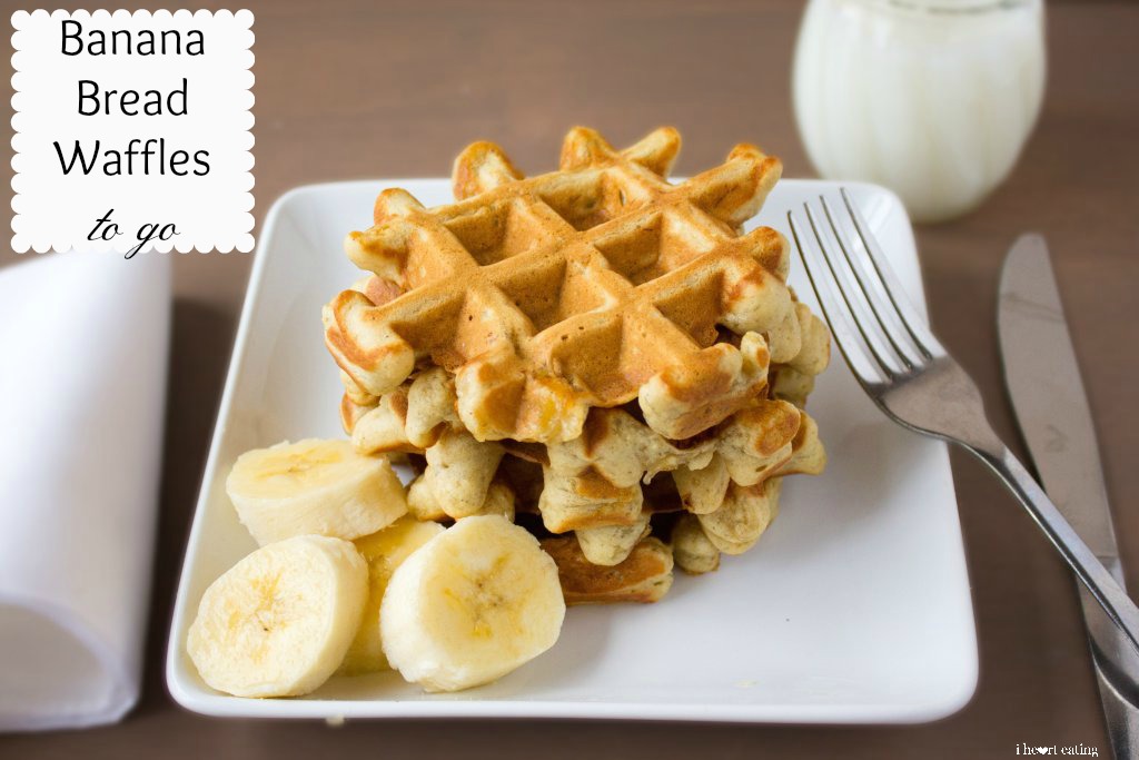 banana bread waffles {to go}