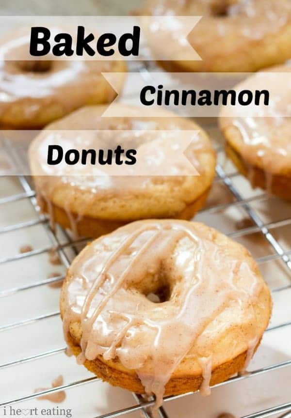 Baked Cinnamon Donuts - I Heart Eating