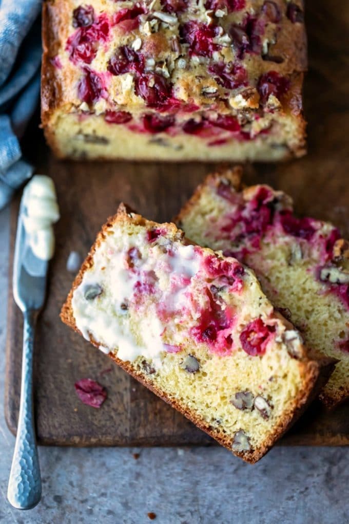 Cranberry Nut Bread Recipe Video I Heart Eating