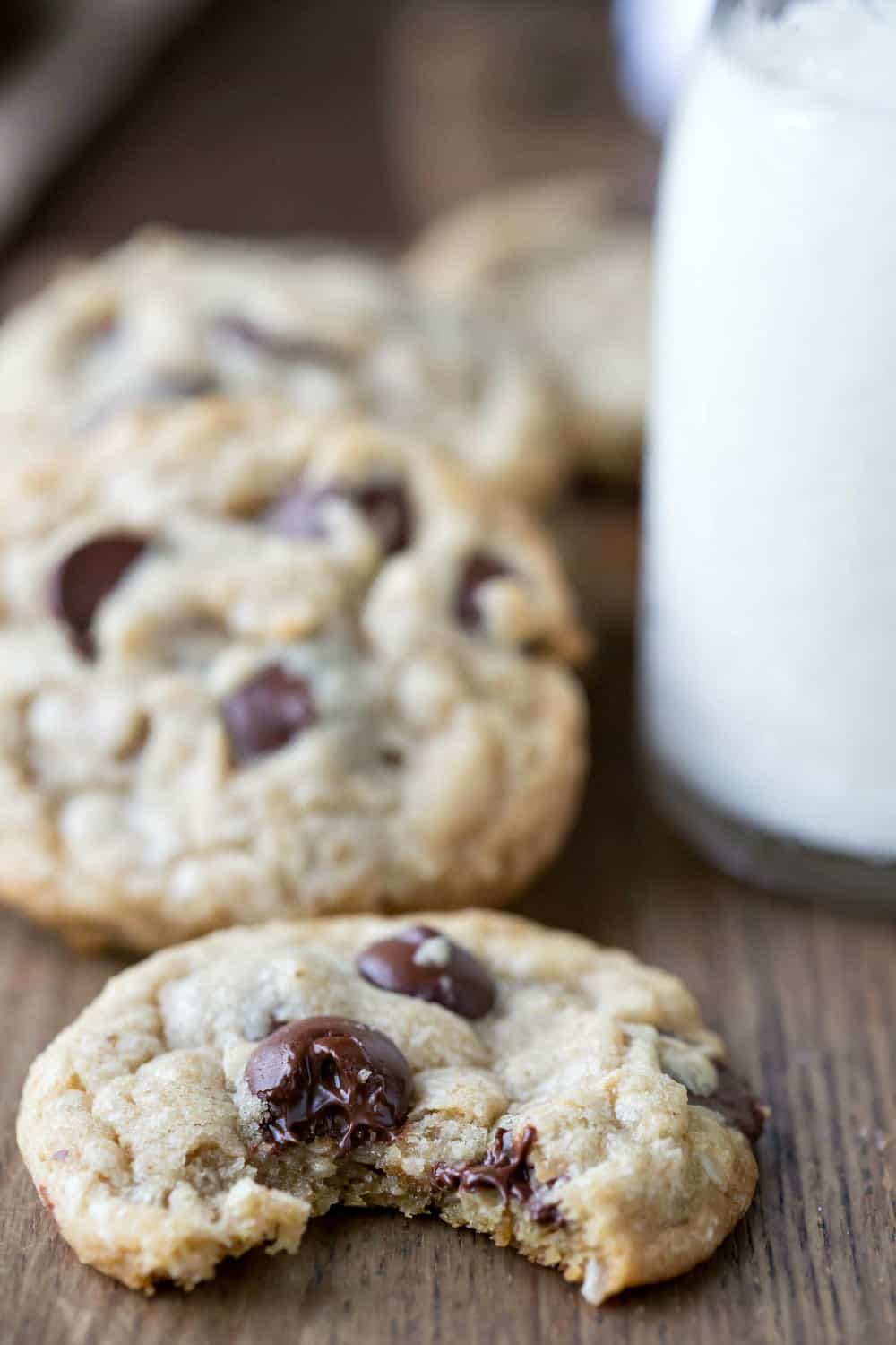 Coconut Oil Oatmeal Chocolate Chip Cookies I Heart Eating