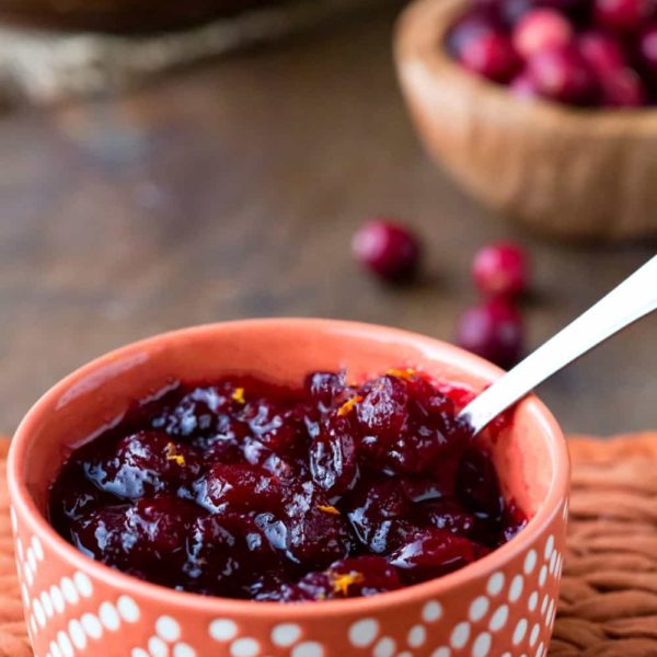 Maple Cranberry Sauce - I Heart Eating