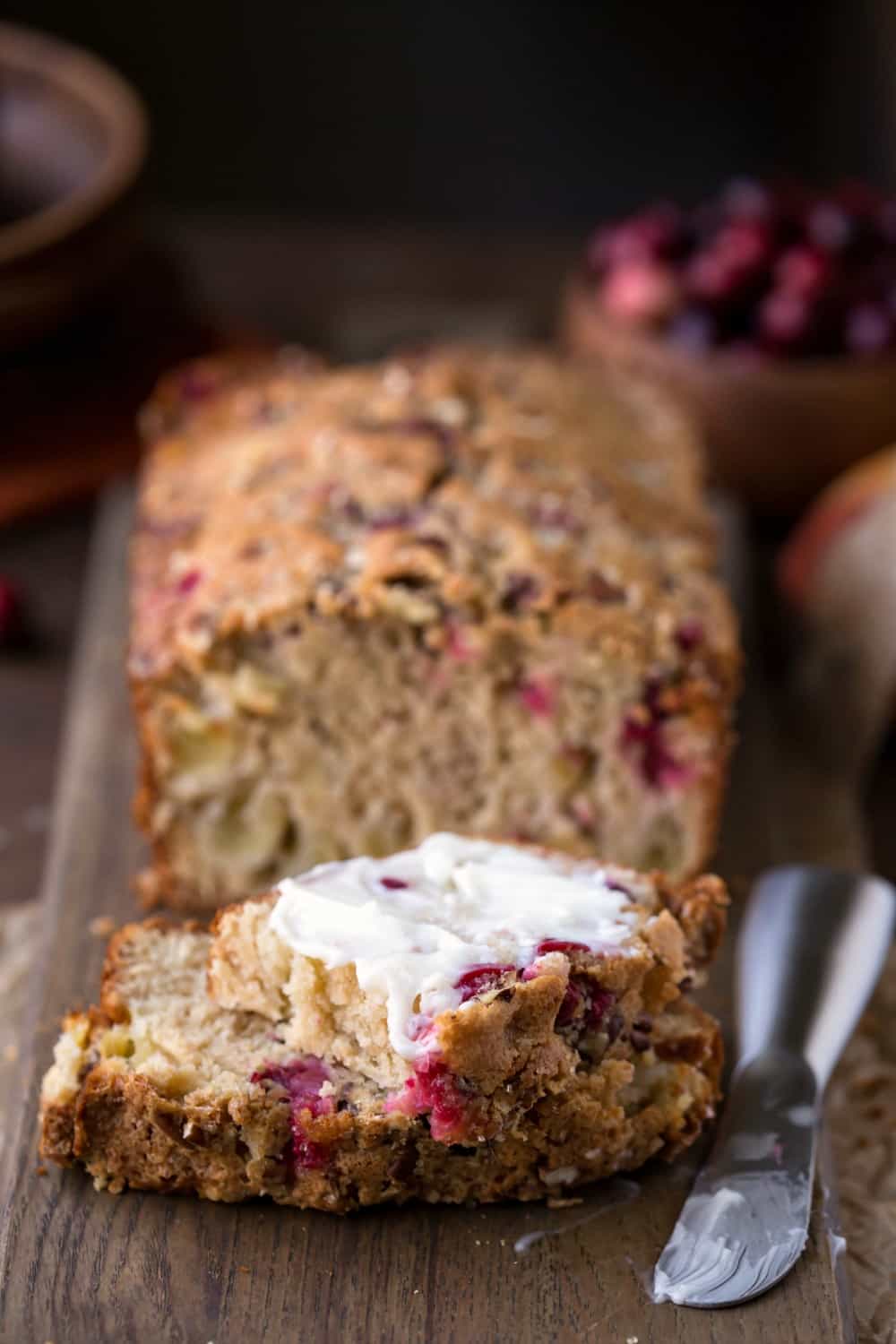Cranberry Apple Bread - I Heart Eating