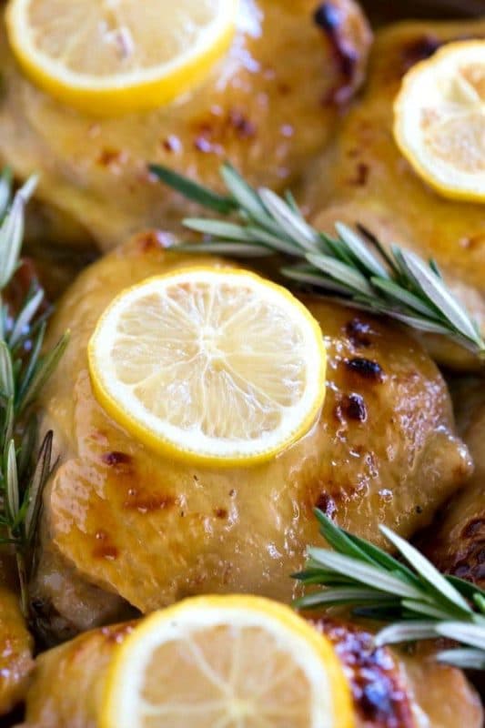 Baked Lemon  Honey  Mustard Chicken  Recipe I Heart Eating