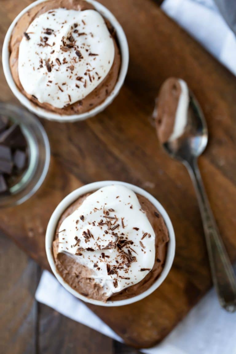 Easy Chocolate Mousse (No Raw Eggs!) I Heart Eating