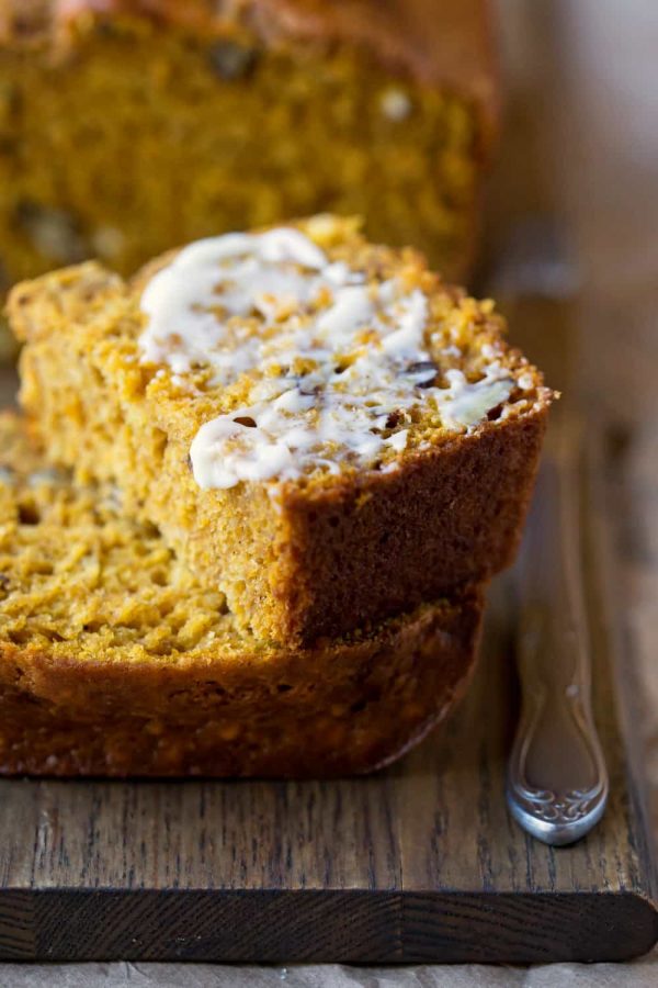 Buttermilk Pumpkin Spice Bread - I Heart Eating