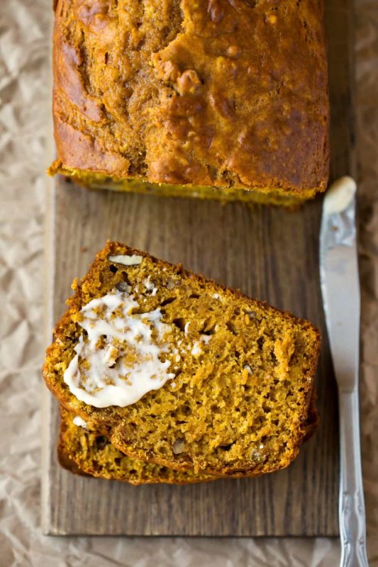 Buttermilk Pumpkin Spice Bread - I Heart Eating