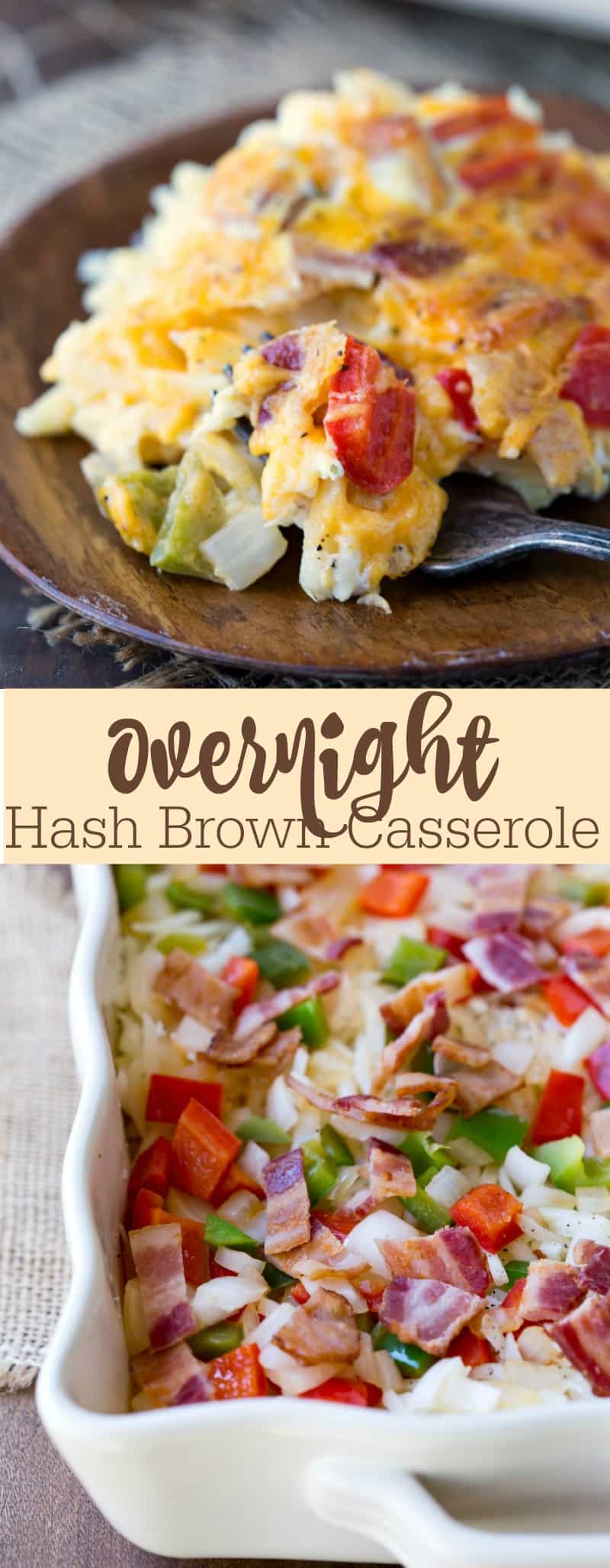 Overnight Hash Brown Casserole - I Heart Eating