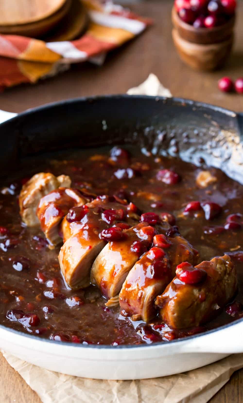 Cranberry Balsamic Pork Tenderloin - I Heart Eating