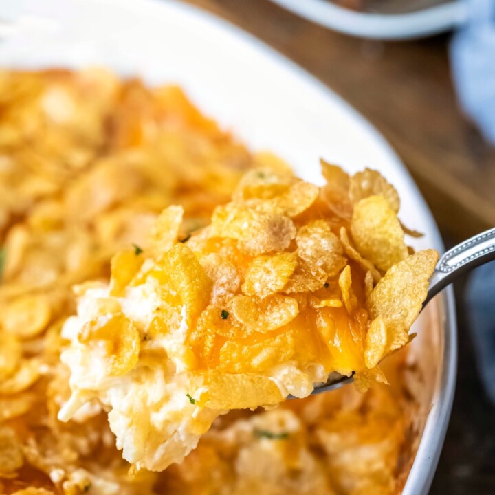 Funeral Potatoes (Recipe Video) - I Heart Eating