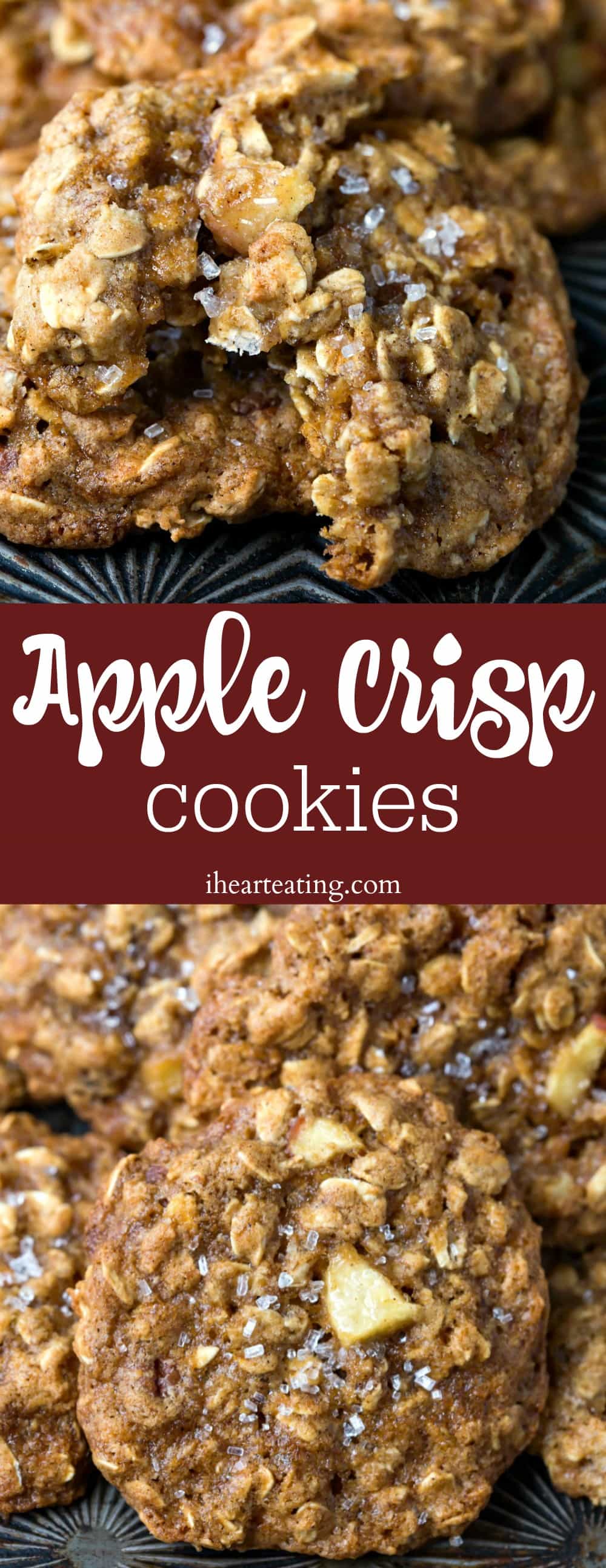 Apple Crisp Cookies I Heart Eating