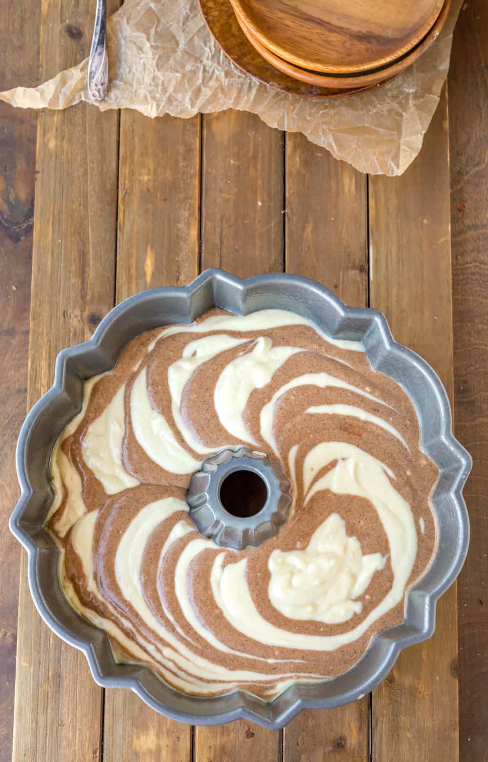 Cinnamon Swirl Cream Cheese Bundt cake - MyYellowApron