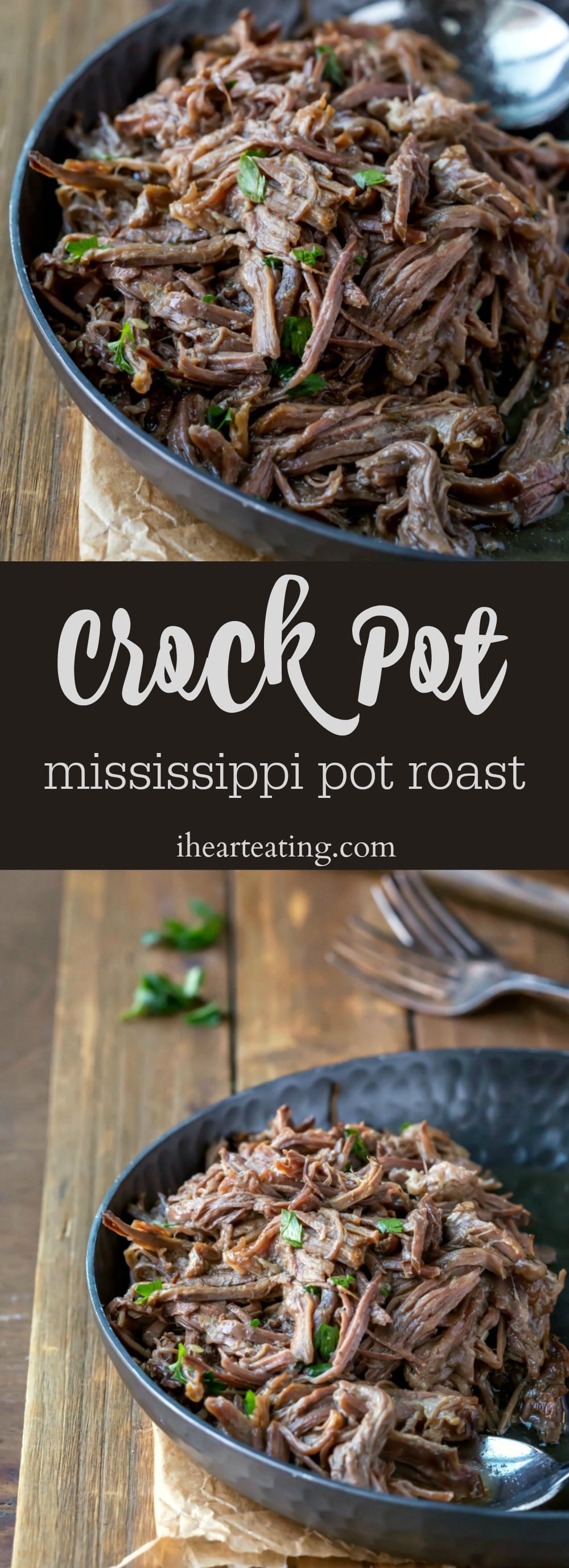 Crock Pot Mississippi Pot Roast - i heart eating