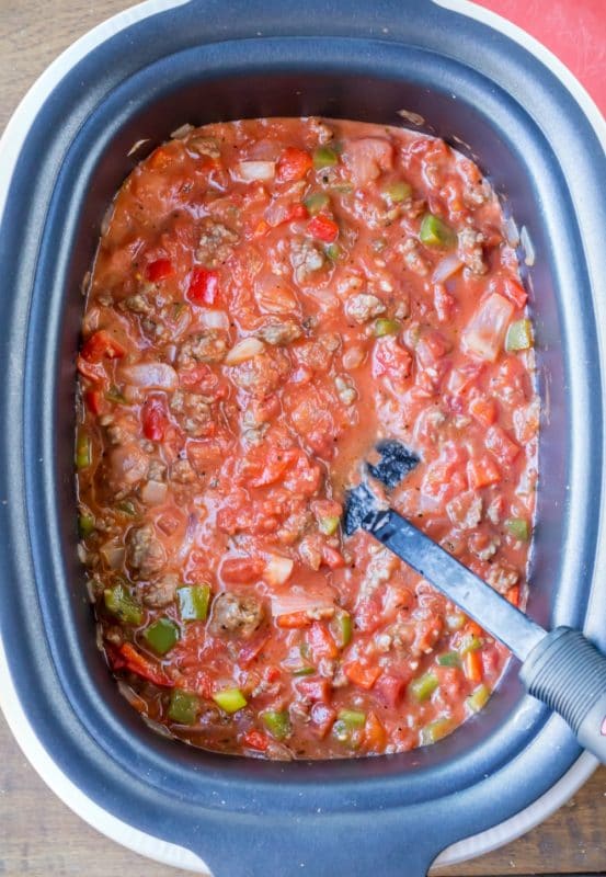 Slow Cooker Baked Ziti - I Heart Eating