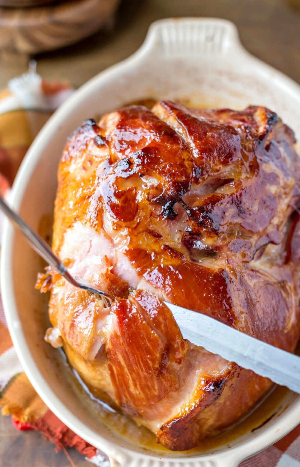 Maple Glazed Ham Recipe - I Heart Eating
