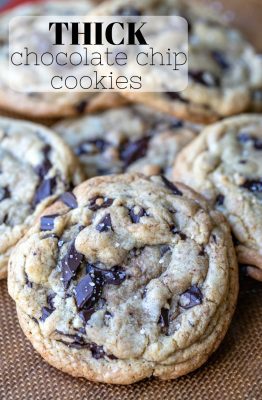 Thick Homemade Chocolate Chip Cookies I Heart Eating