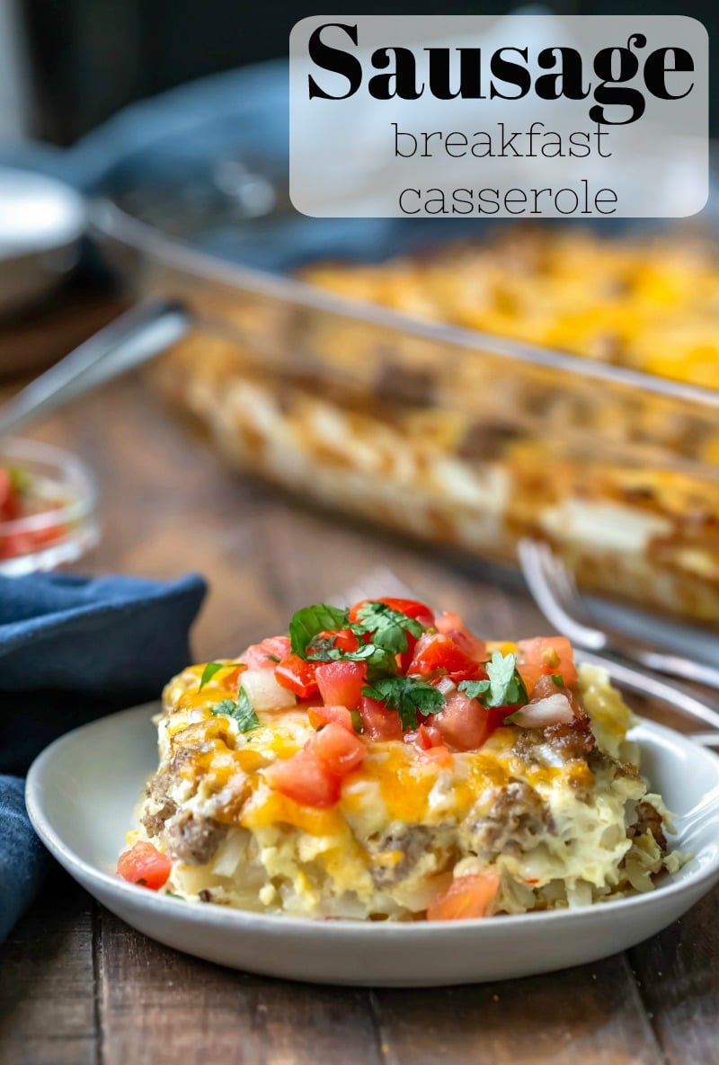 Sausage Breakfast Casserole - I Heart Eating