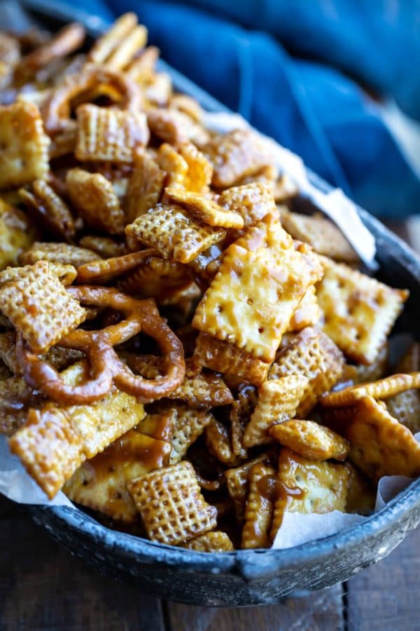 Toffee Chex Mix I Heart Eating