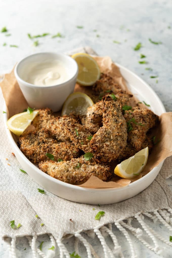 Baked Chicken Tenders - I Heart Eating