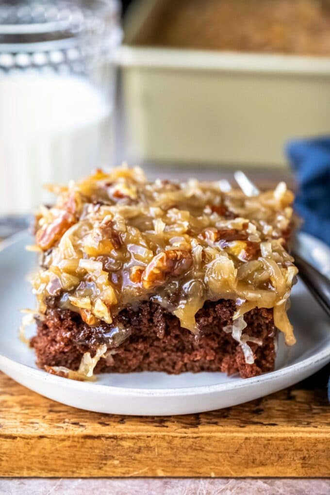 German Chocolate Sheet Cake - I Heart Eating