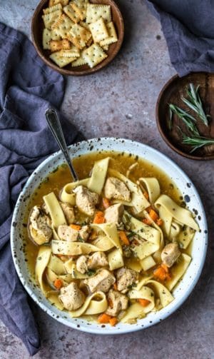 Homemade Chicken Noodle Soup - I Heart Eating