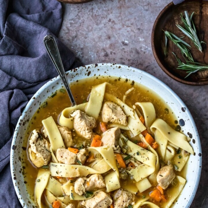 Homemade Chicken Noodle Soup - I Heart Eating