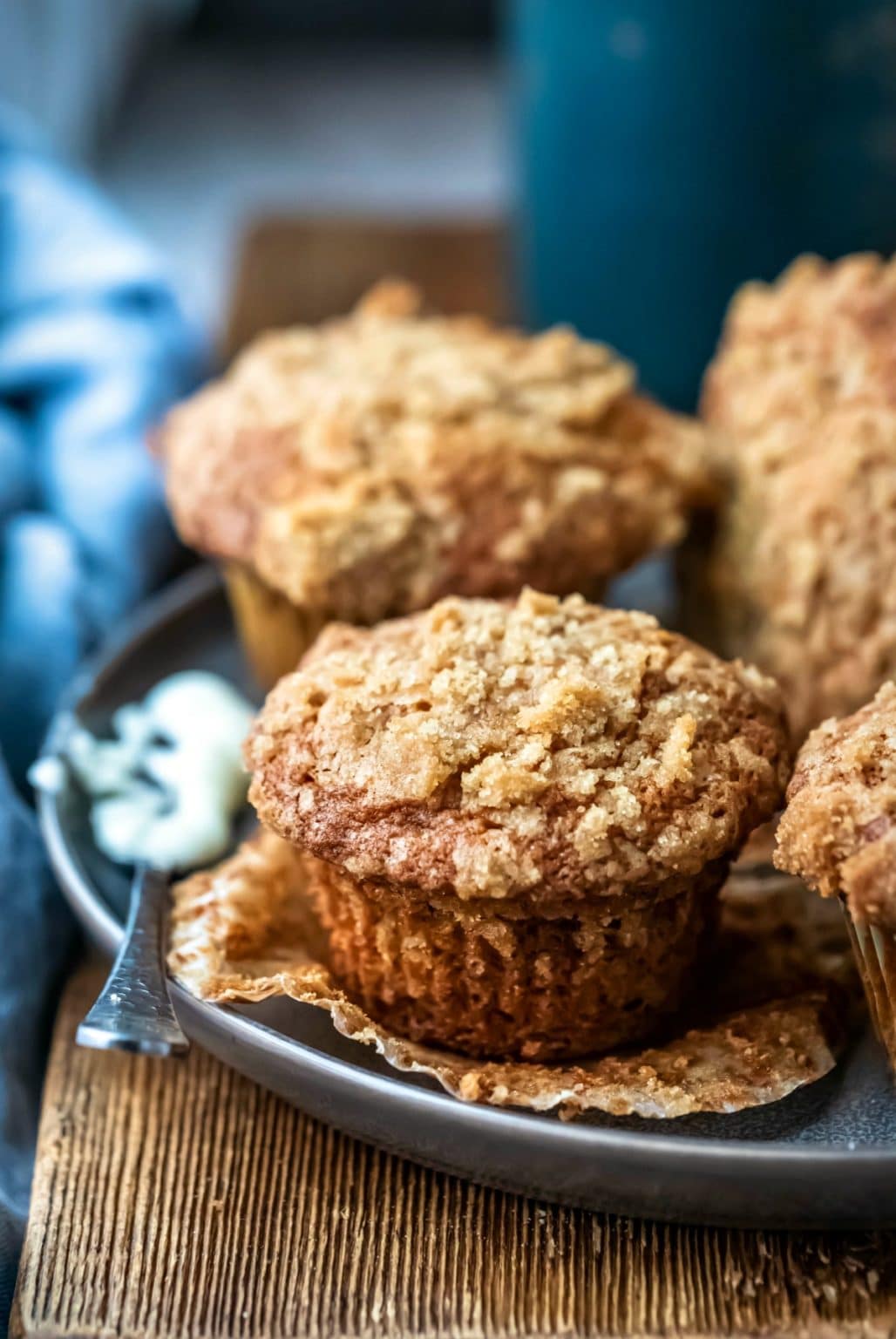 Banana Crumb Muffins - I Heart Eating