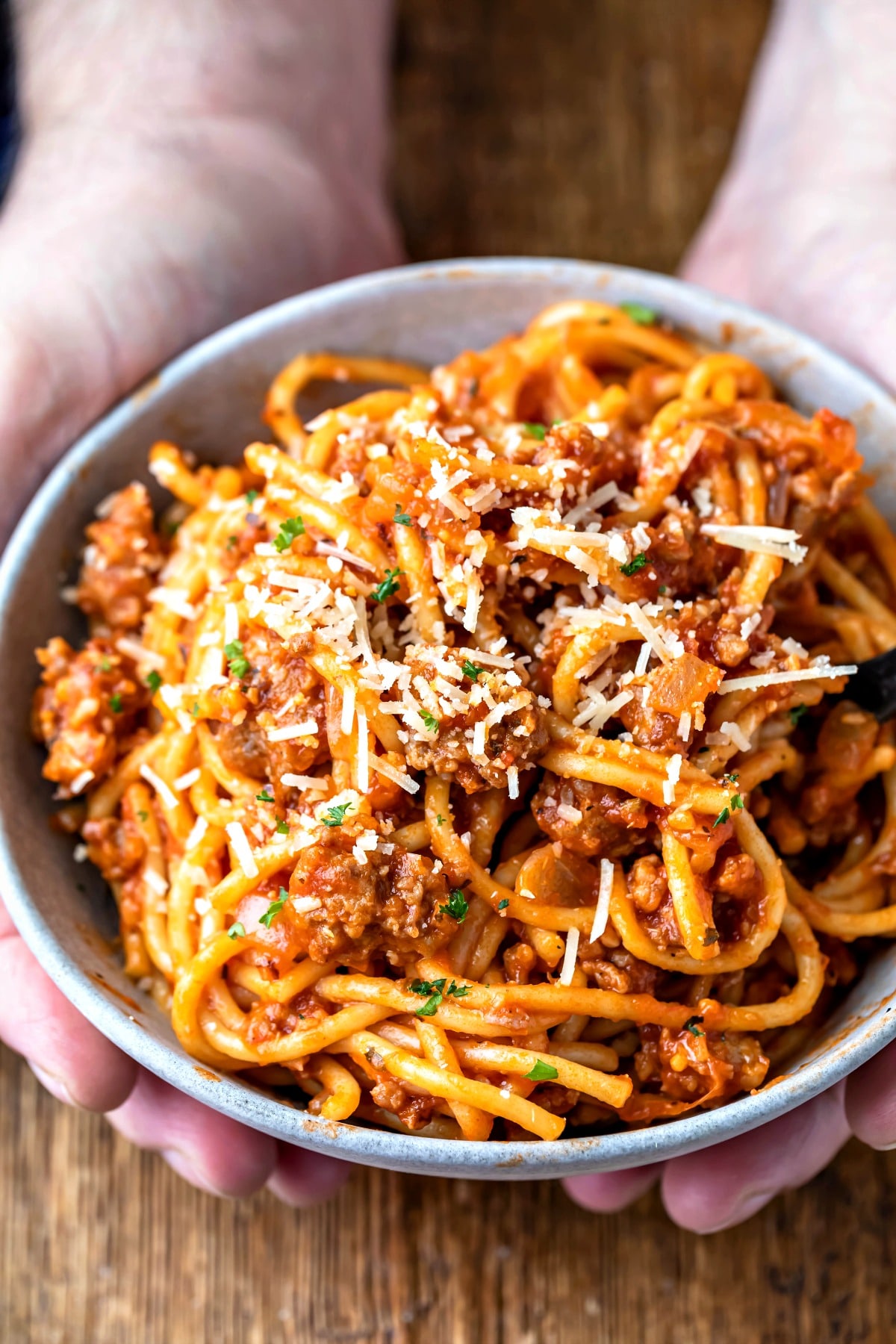 Instant Pot Spaghetti and Meat Sauce - I Heart Eating