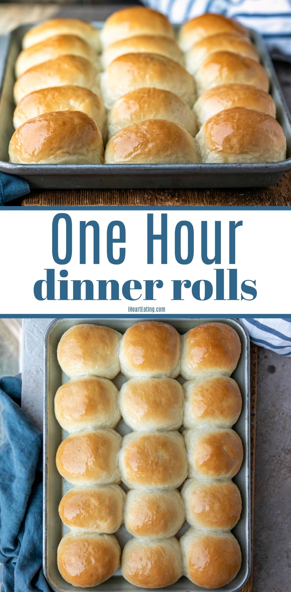 One Hour Dinner Rolls - I Heart Eating