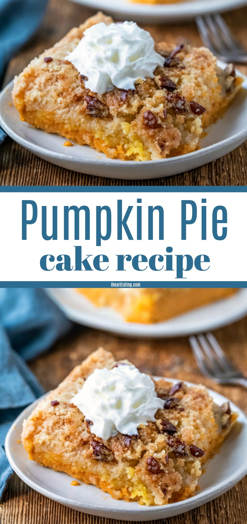 Pumpkin Pie Cake - I Heart Eating