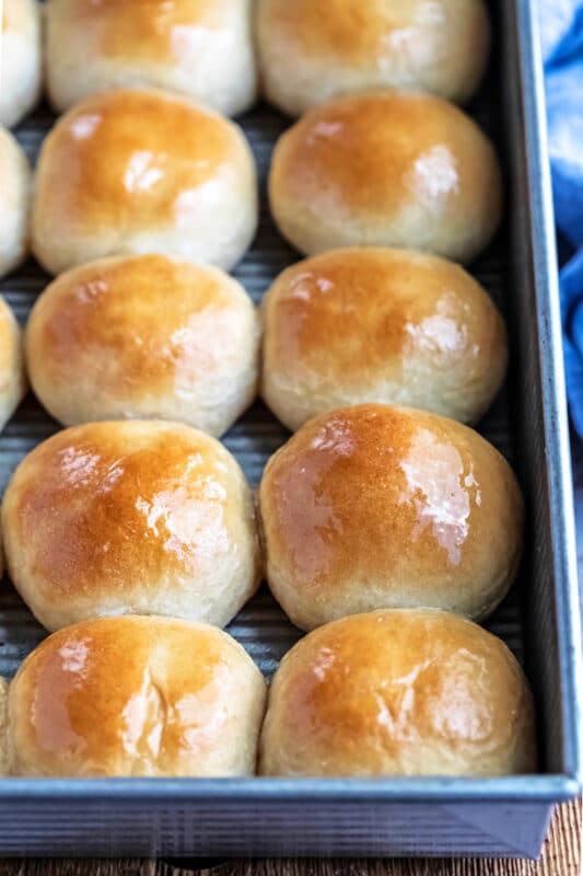 One Hour Whole Wheat Rolls - I Heart Eating