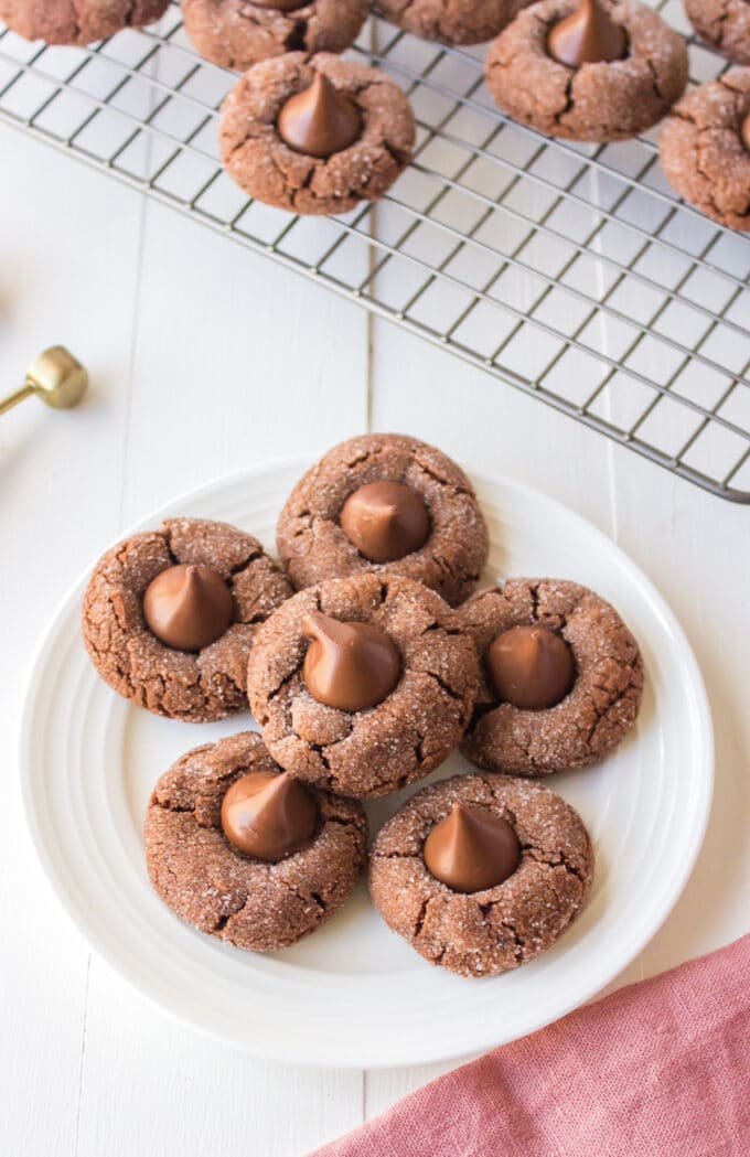 Chocolate Kiss Cookies - I Heart Eating