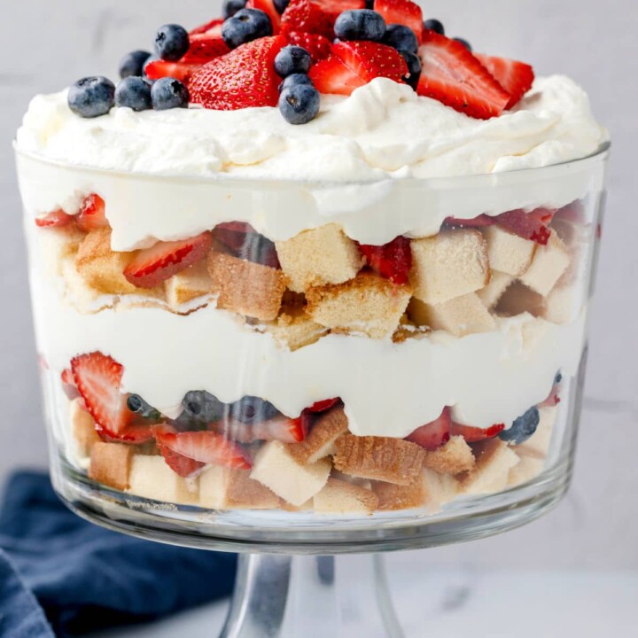 Red White and Blue Trifle - I Heart Eating