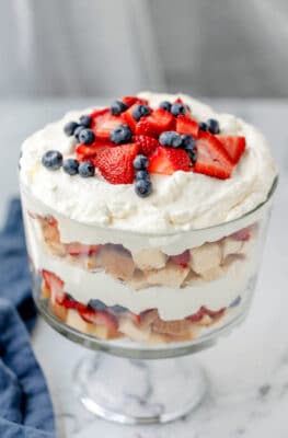 Red White and Blue Trifle - I Heart Eating