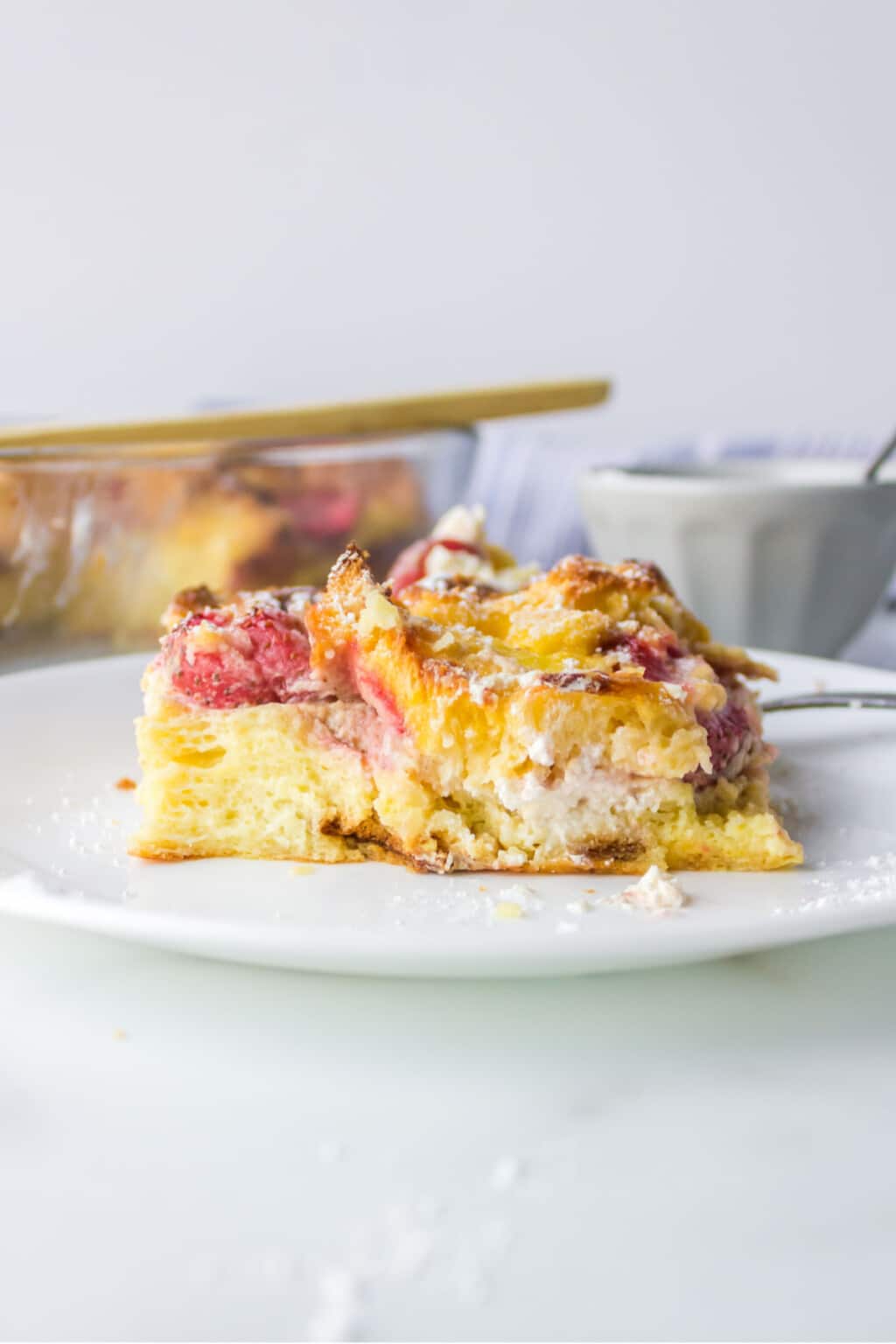 Overnight Strawberry Cream CheeseStuffed French Toast Casserole I Heart Eating