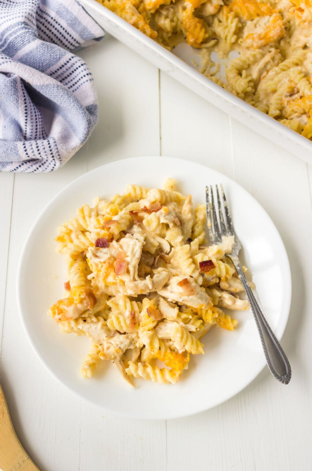 Chicken Bacon Ranch Pasta - I Heart Eating