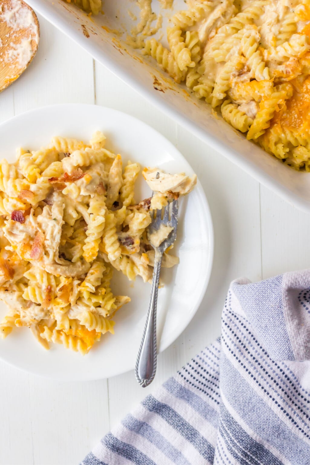 Chicken Bacon Ranch Pasta - I Heart Eating