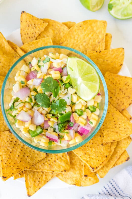 Fresh Corn Salsa - I Heart Eating