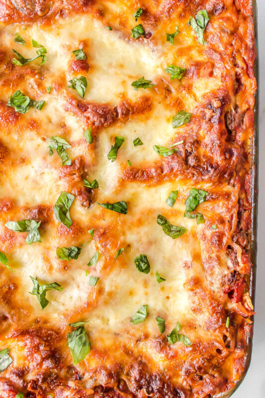 Freezer Lasagna Recipe - I Heart Eating