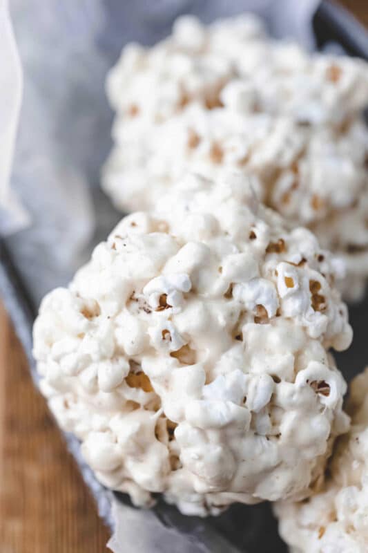 Easy Popcorn Ball Recipe I Heart Eating