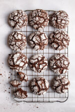 Best Chocolate Crinkle Cookies - I Heart Eating