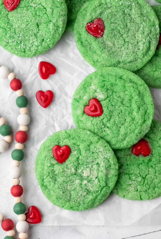 Grinch Cookies - I Heart Eating