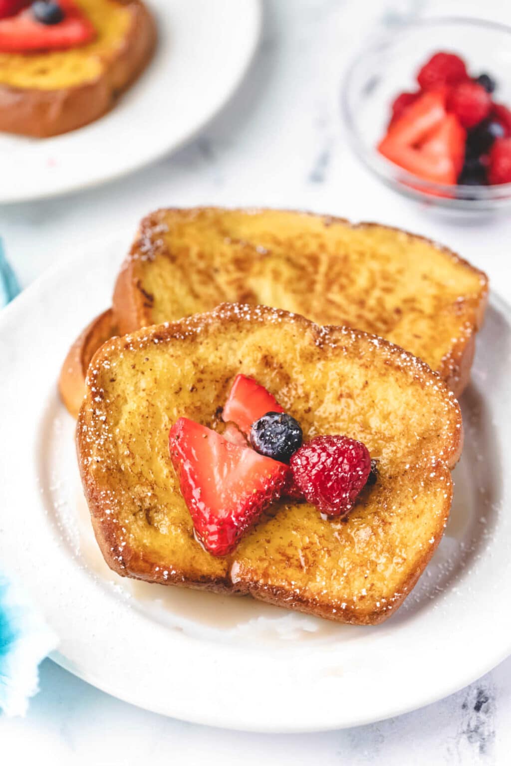 Simple Brioche French Toast Recipe - I Heart Eating