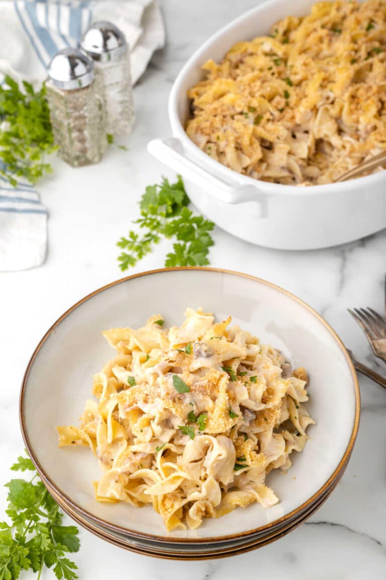 Easy Tuna Noodle Casserole - I Heart Eating