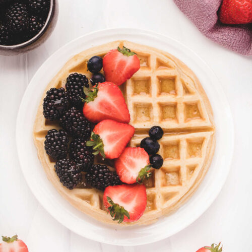 Homemade Belgian Waffles - I Heart Eating