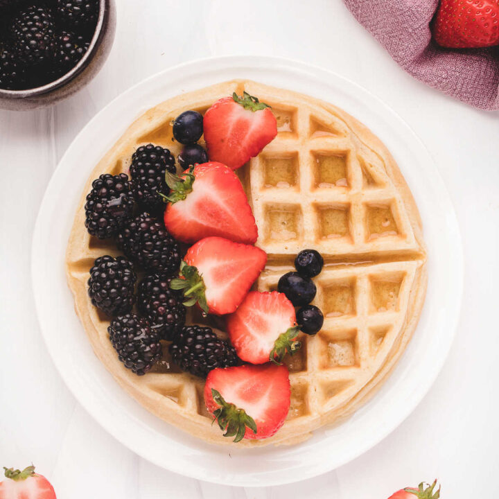 Banana Waffles - I Heart Eating